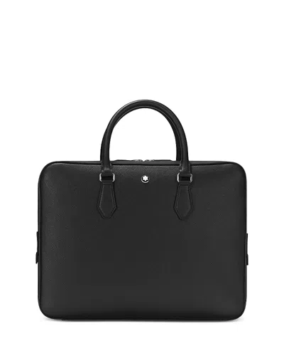 Montblanc Sartorial Leather Document Case In Black