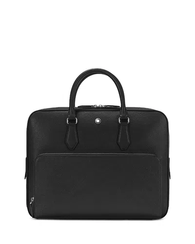 Montblanc Sartorial Leather Document Case In Black