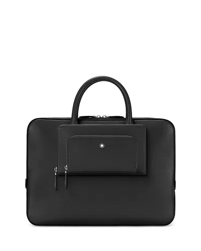Montblanc Sartorial Leather Document Case In Black