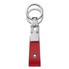 Montblanc Sartorial Leather Loop Key Fob - Red In Red