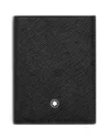 Montblanc Sartorial Leather Mini Wallet In Black