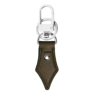 Montblanc Sartorial Leather Nib Key Holder In Green