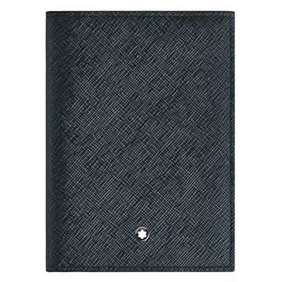 Montblanc Sartorial Leather Passport Holder In Black