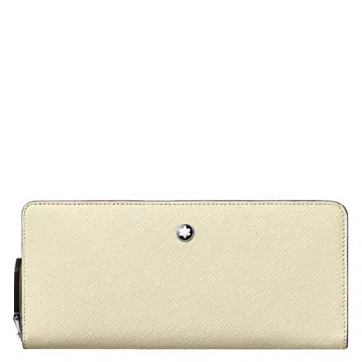 Montblanc Sartorial Leather Phone Pouch In White