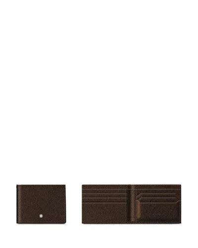 Montblanc Sartorial Leather Wallet In Brown