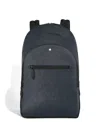 Montblanc Sartorial Medium 3 Compartment Backpack In Blue