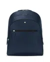 Montblanc Medium Sartorial Leather Backpack In Blue