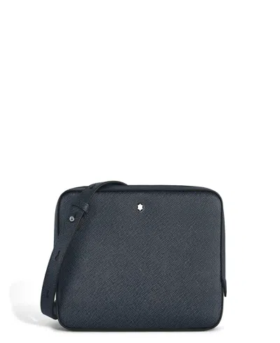 Montblanc Sartorial Messenger Mini Bag In Blue