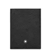 Montblanc Sartorial Mini Wallet 4cc In Black