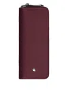 Montblanc Sartorial Pen Bag In Burgundy