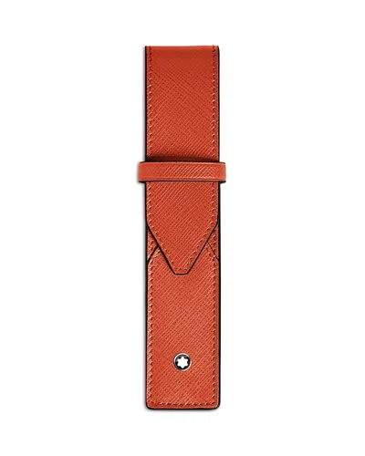 Montblanc Sartorial Pen Pouch In Red
