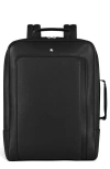 Montblanc Sartorial Rectangular Backpack In Black