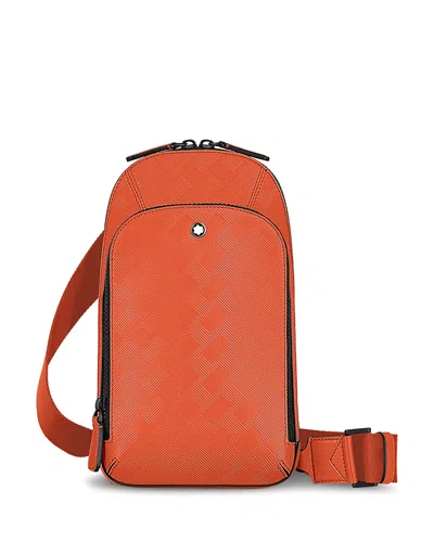 Montblanc Sartorial Sling Bag In Orange
