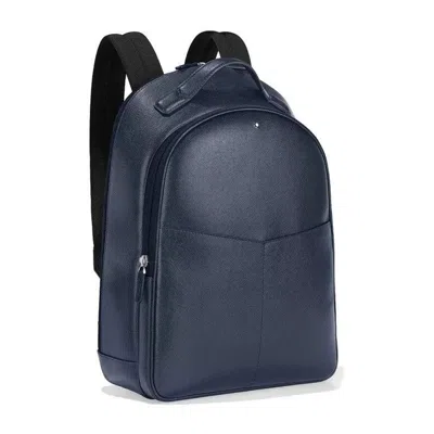 Montblanc Sartorial Small Backpack In Blue