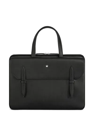 Montblanc Sartorial Thin Briefcase In Black