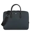 Montblanc Sartorial Thin Leather Document Case In Blue