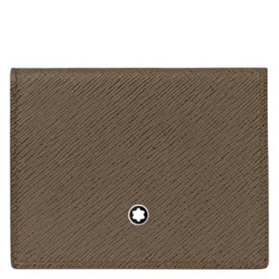 Montblanc Sartorial Trio Card Holder 4cc In Brown