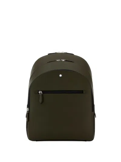 Montblanc Sartorial Zip Backpack In Green