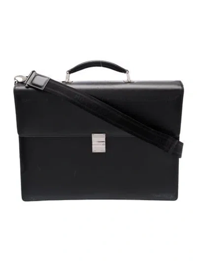 Pre-owned Montblanc Satchel In Black