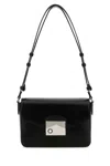 Montblanc Black Leather Meisterstuck Shoulder Bag In Black