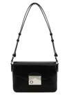 Montblanc Black Leather Meisterstuck Shoulder Bag In Black