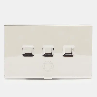 Pre-owned Montblanc Silver Metal Business Card Holder