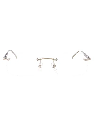 Montblanc Silver-silver-transparent Metal Glasses