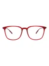 Montblanc 54mm Square Optical Glasses In Brown