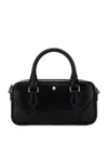 Montblanc Compact Bowling Handbag Detachable Strap In Black