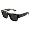 Montblanc Smoke Square Men's Sunglasses Mb0253s 001 52