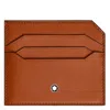 Montblanc Soft Card Holder 6 Cc In Brown