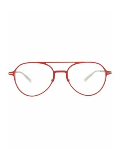 Pre-owned Montblanc Solid Eyeglasses W/ Tags In Red
