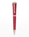 Montblanc Special Edition Muses Marilyn Monroe Ballpoint Pen In Red