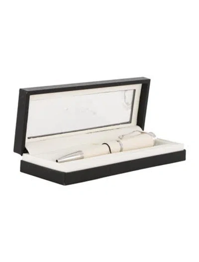 Pre-owned Montblanc Special Edition Princess Grace De Monaco Ballpoint Pen In Neutrals