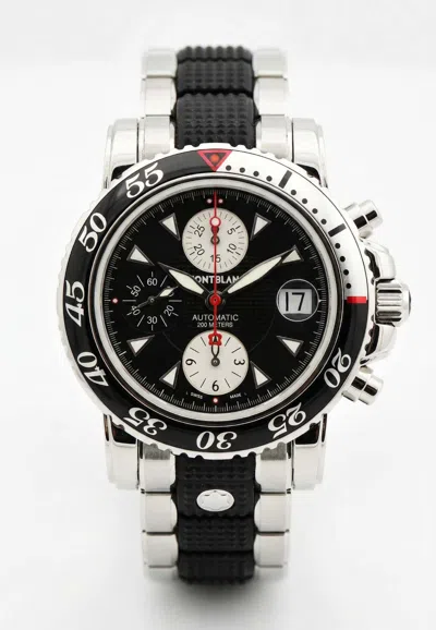 Montblanc Sport Chronograph Automatic Watch In Black