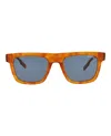 Montblanc Tortoiseshell-effect Square-frame Sunglasses In Brown