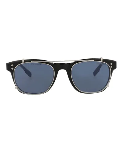 Montblanc Square-frame Acetate Sunglasses In Black