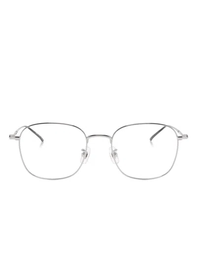 Montblanc Square-frame Glasses In Gray