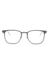 Montblanc Square-frame Glasses In White