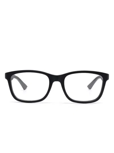 Montblanc Square-frame Glasses In Black