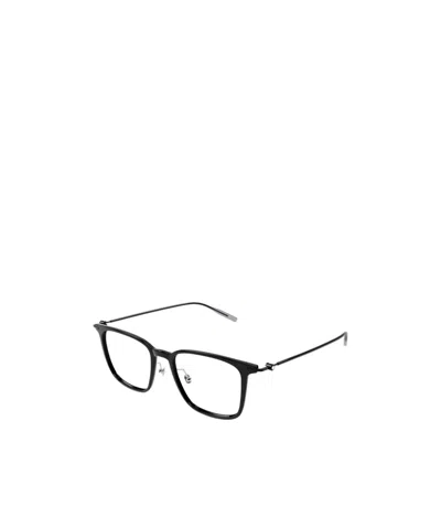Montblanc Square-frame Glasses In Black
