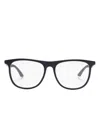 Montblanc Square-frame Glasses In Black