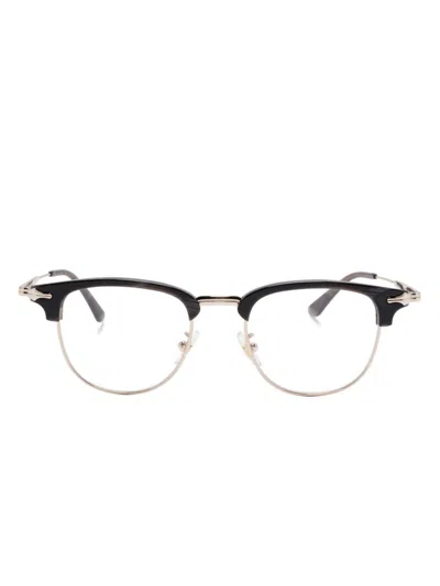 Montblanc Square-frame Glasses In Black