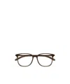 Montblanc Square Frame Glasses In Green