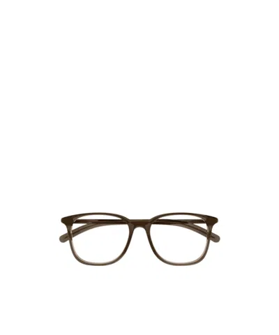 Montblanc Square Frame Glasses In Green