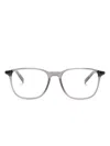 Montblanc Square-frame Glasses In Grey