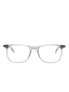 Montblanc Square-frame Glasses In Grey