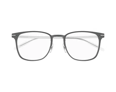 Montblanc Square-frame Glasses In White