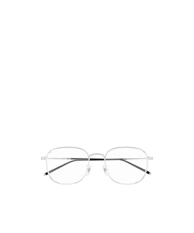 Montblanc Square-frame Glasses In White