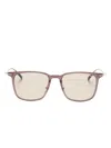 Montblanc Square-frame Sunglasses In Pink